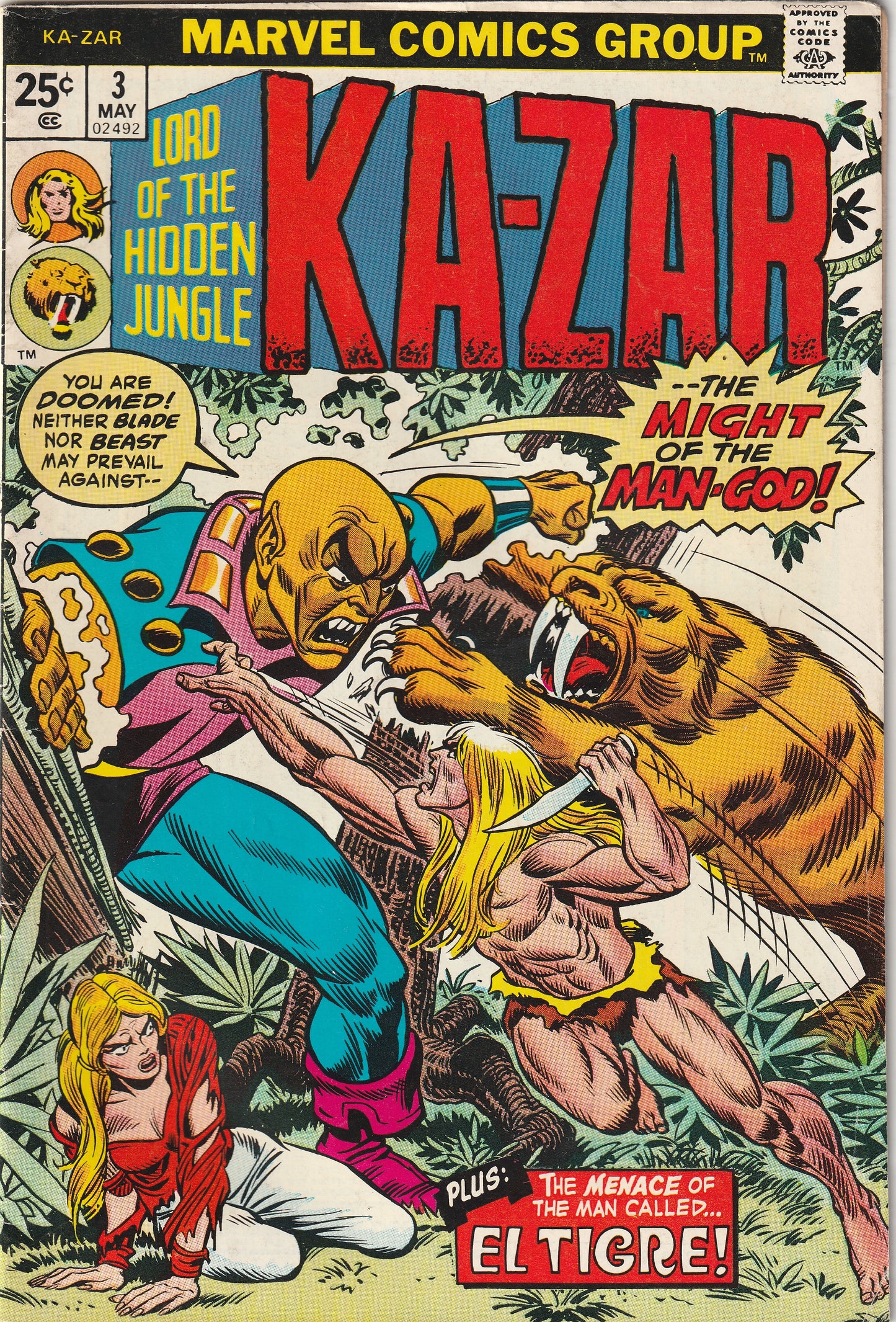 KA-ZAR #3 (1974)