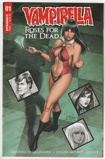 Vampirella: Roses for the Dead #1 (2018) - Joseph Michael Linsner Cover