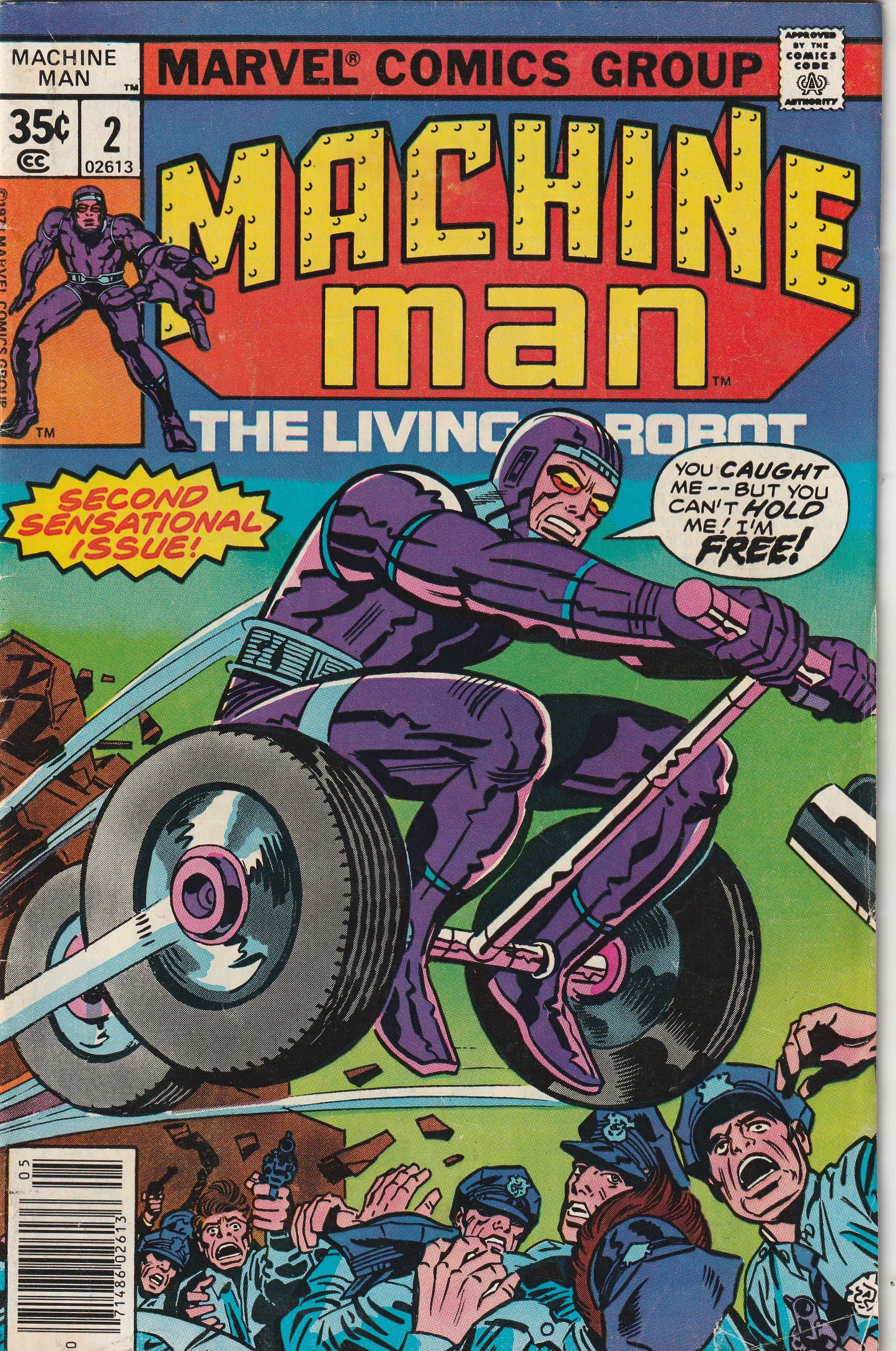 Machine Man #2 (1978)- Written &amp; drawn by Jack Kirby