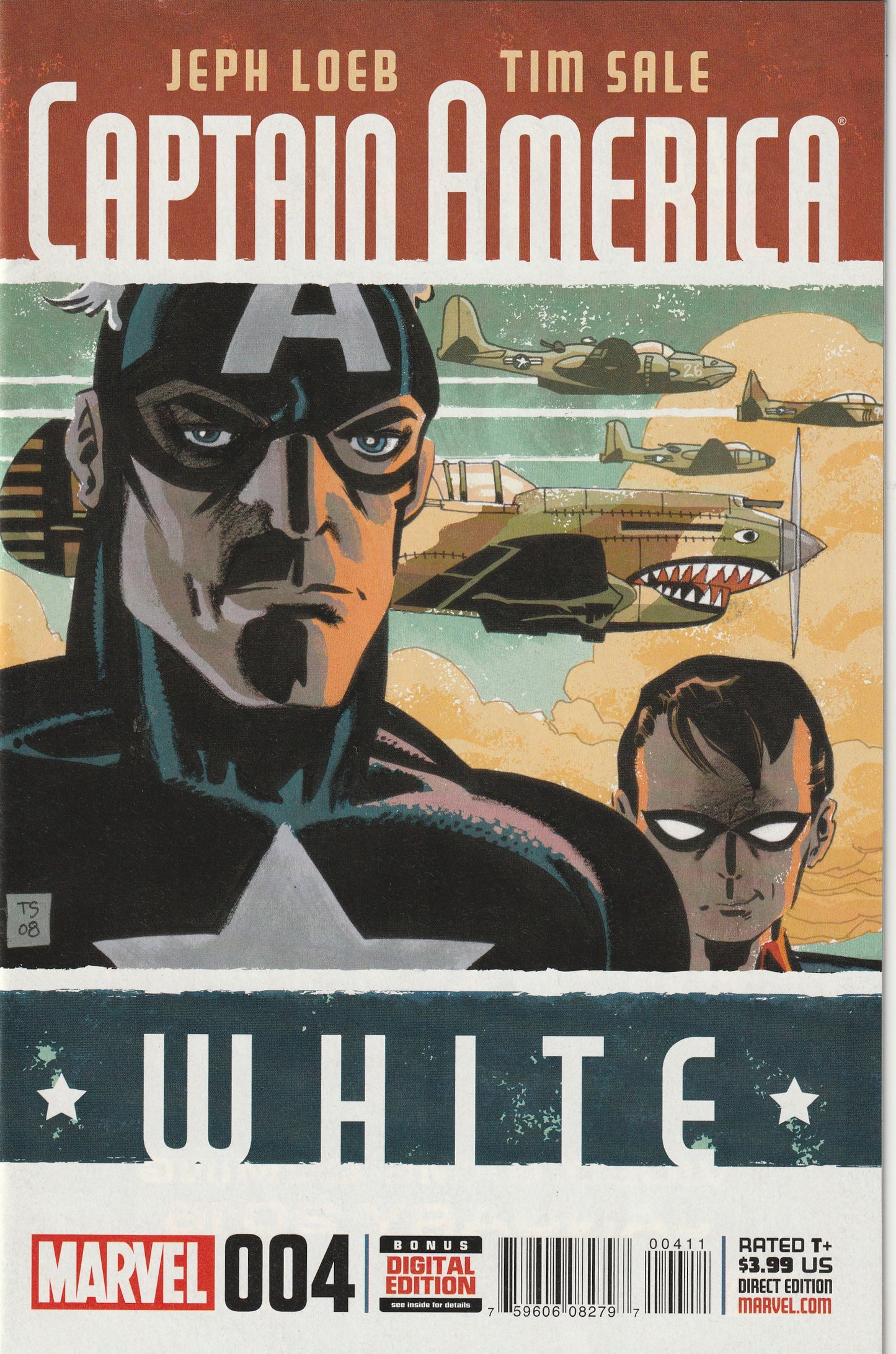 Captain America: White (2015-2016) - 5 issue mini series - Jeph Loeb & Tim Sale