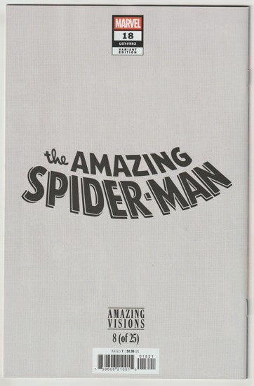 Amazing Spider-Man #18 (LGY #982) (2026) - Lee Bermejo Amazing Visions Variant Cover