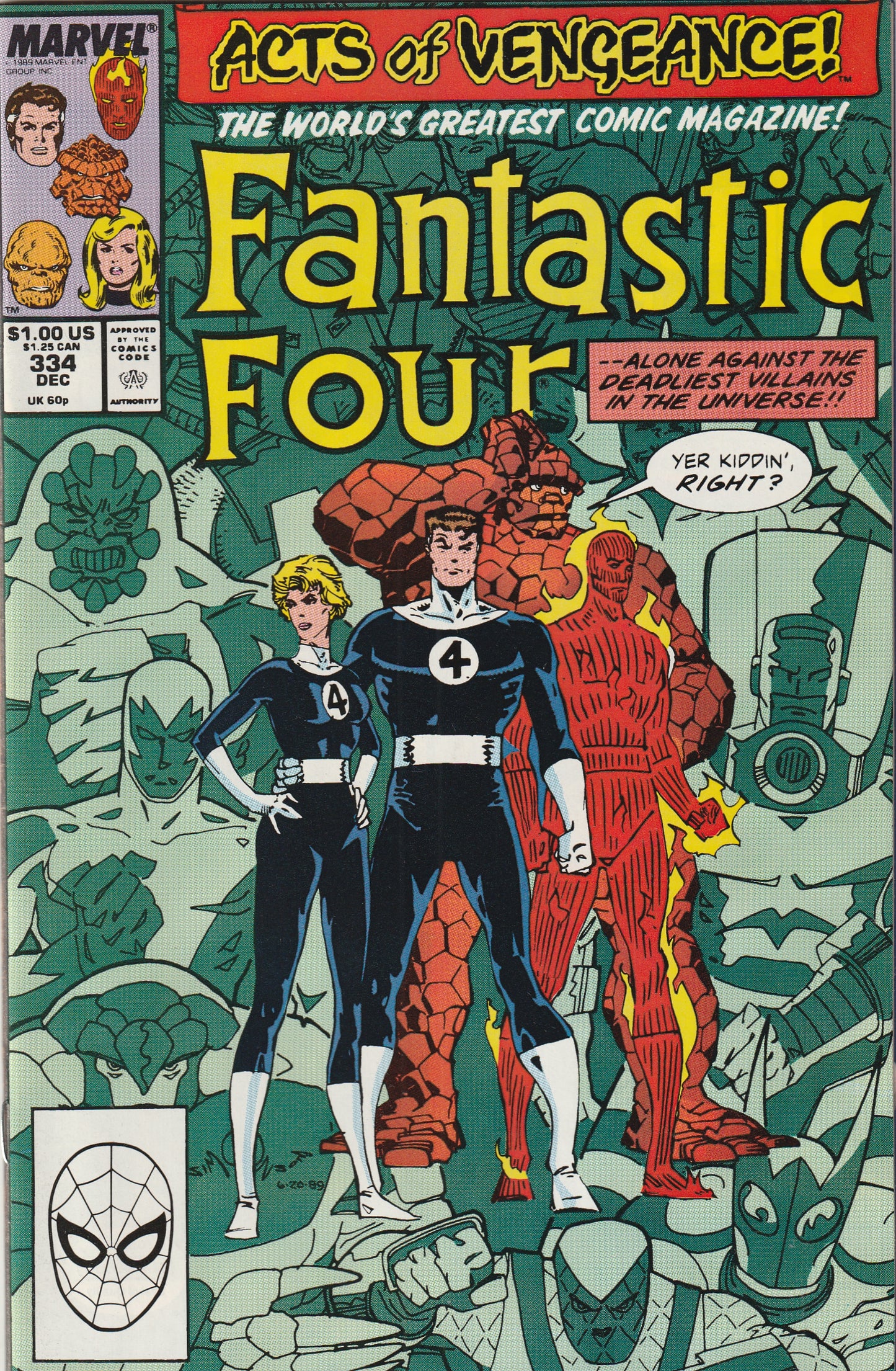 Fantastic Four #334 (1989)