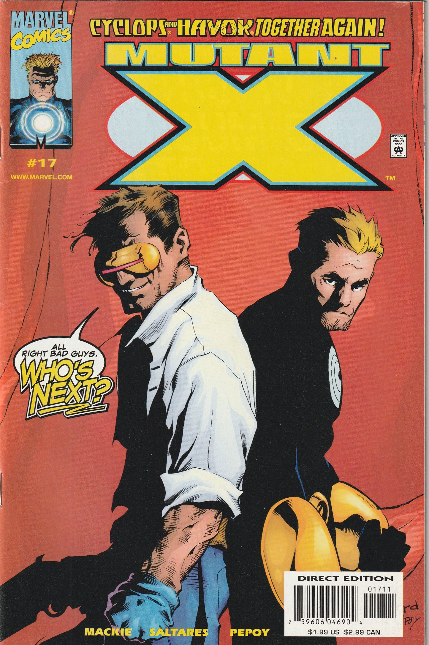 Mutant X #17 (2000)