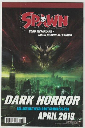 Spawn #296 (2019) - Cover D 2nd Print Variant Francesco Mattina Cover