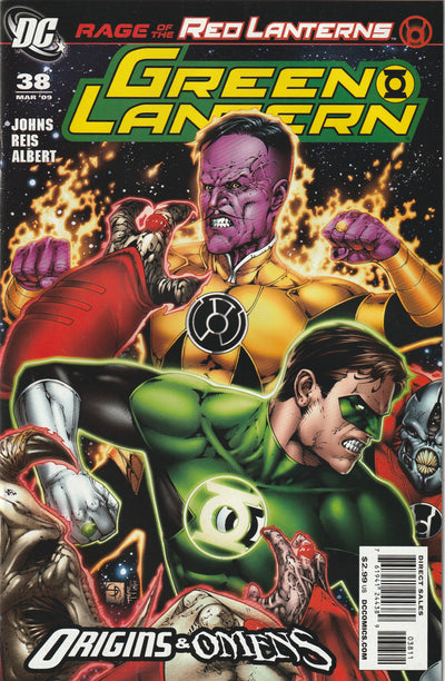 Green Lantern #38 (2009) - Rage of the Red Lanterns