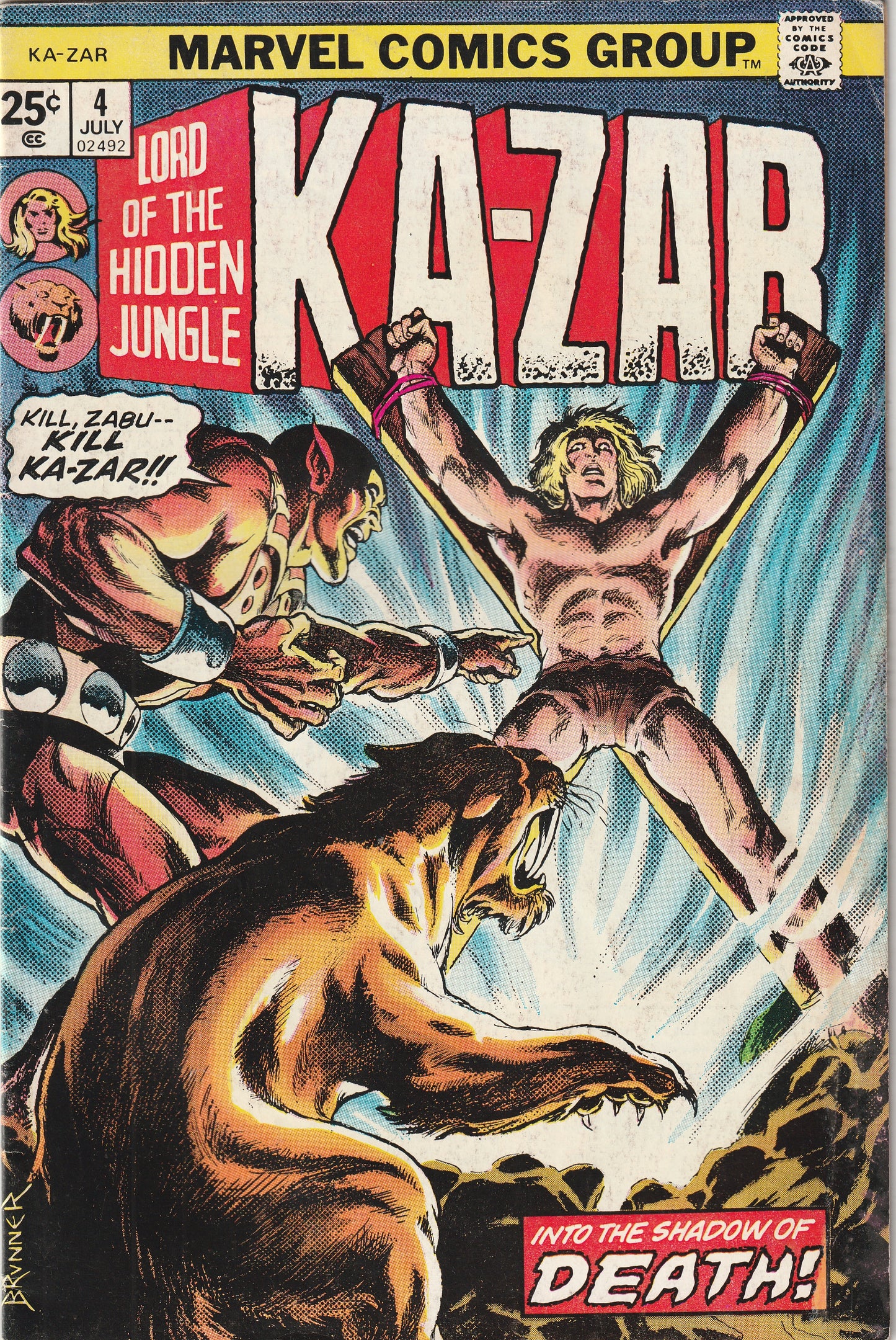 KA-ZAR #4 (1974)