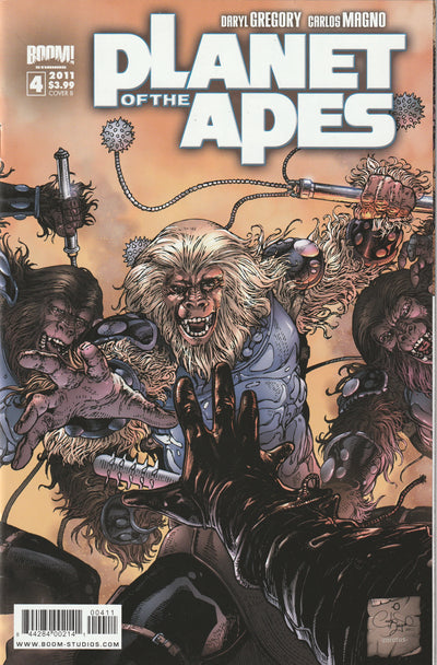Planet of the Apes #4 (2011) - Cover B by Carlos Magno