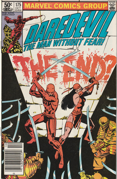 Daredevil #175 (1981) - Frank Miller, Elektra, Death of the Hand
