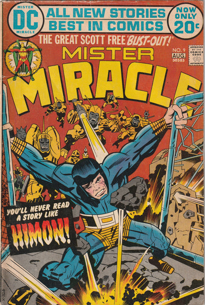 Mister Miracle #9 (1972) - 1st Appearance of Himon - Origin of Mister Miracle