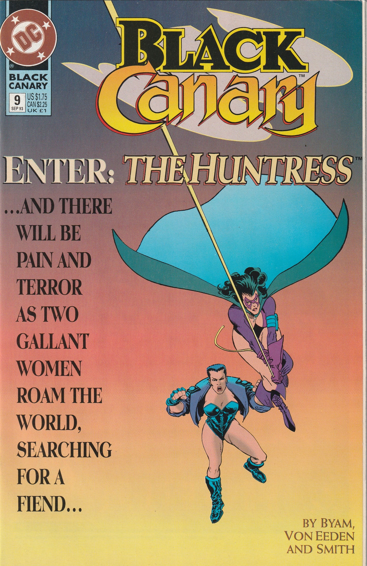 Black Canary #9 (1993) - Enter: The Huntress