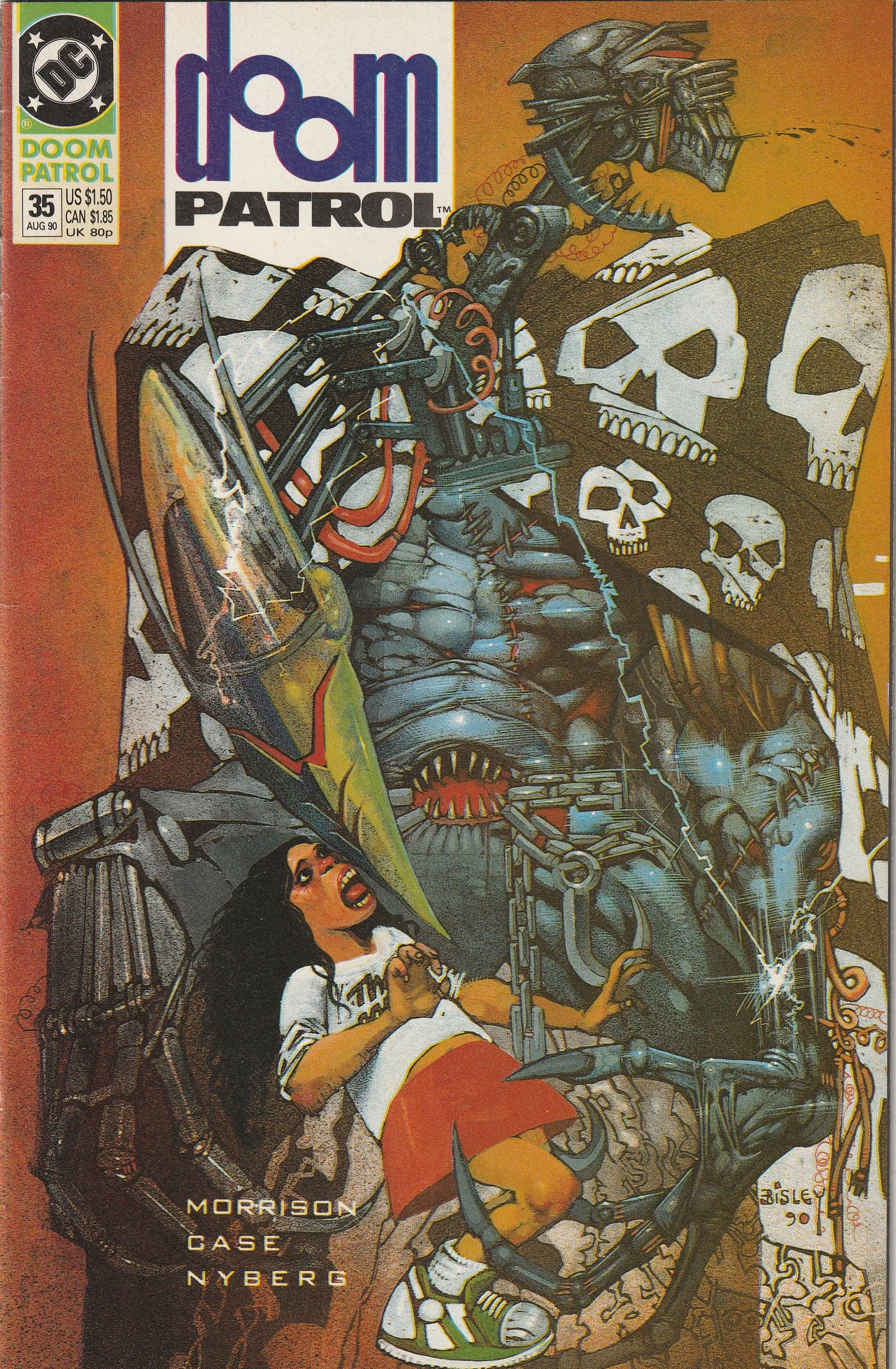 Doom Patrol #35 (1990) - Simon Bisley cover