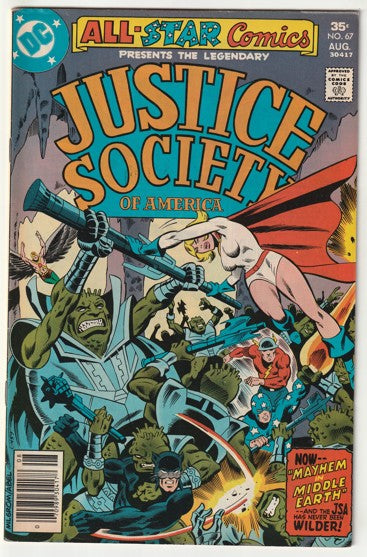 All Star Comics #67 (1977) - 1st Appearance of Ayrn The Underlord