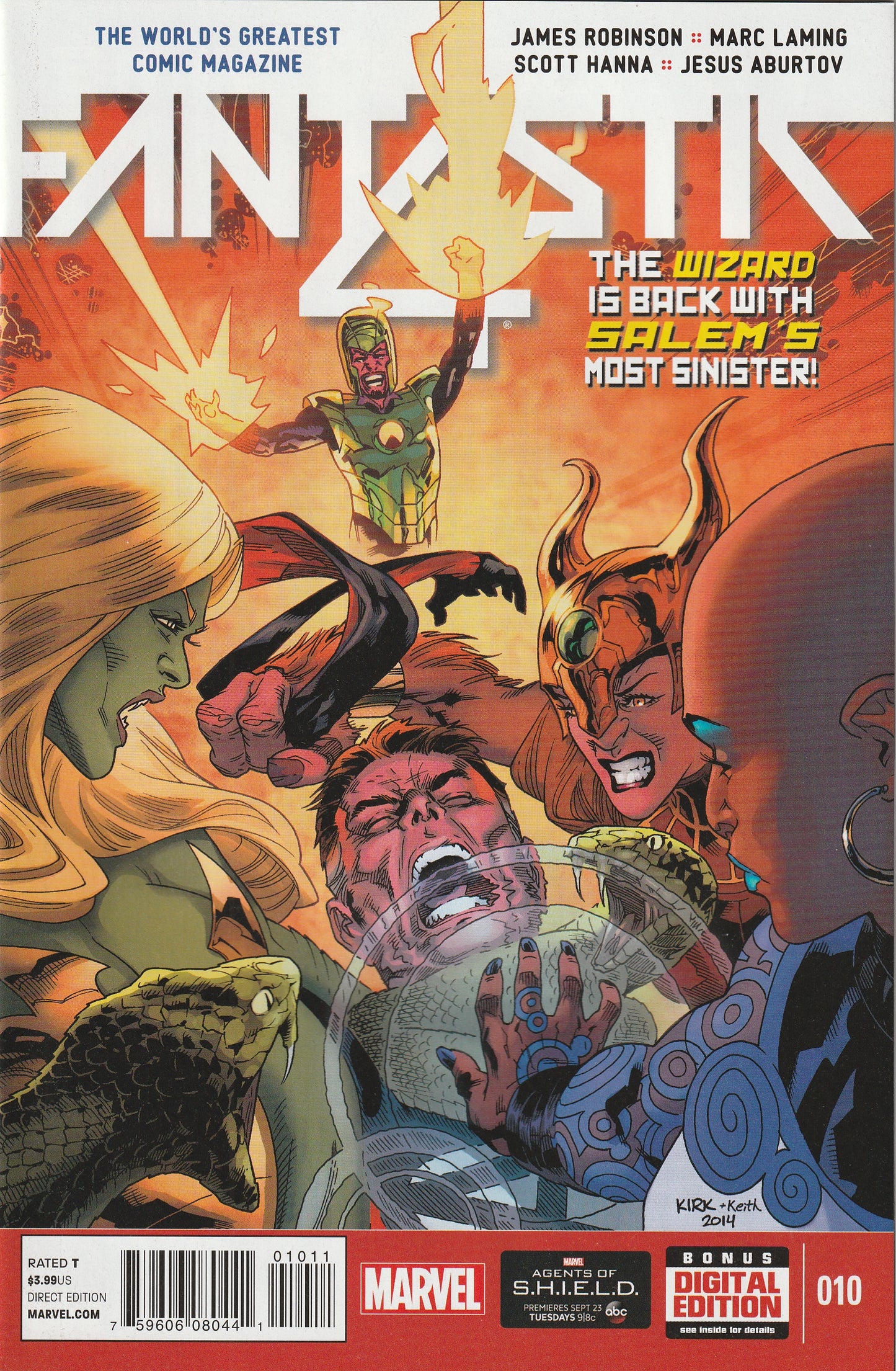Fantastic Four #10 (Volume 5, 2014)