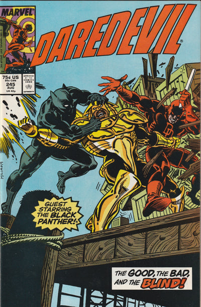 Daredevil #245 (1987) - Guest Starring Black Panther