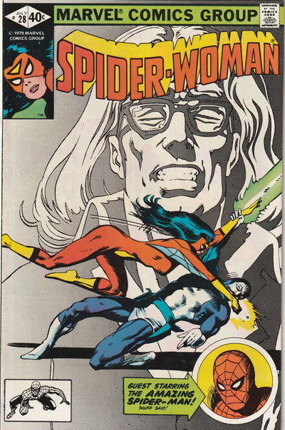 Spider-Woman #28 (1980) - Spider-Man Appearance