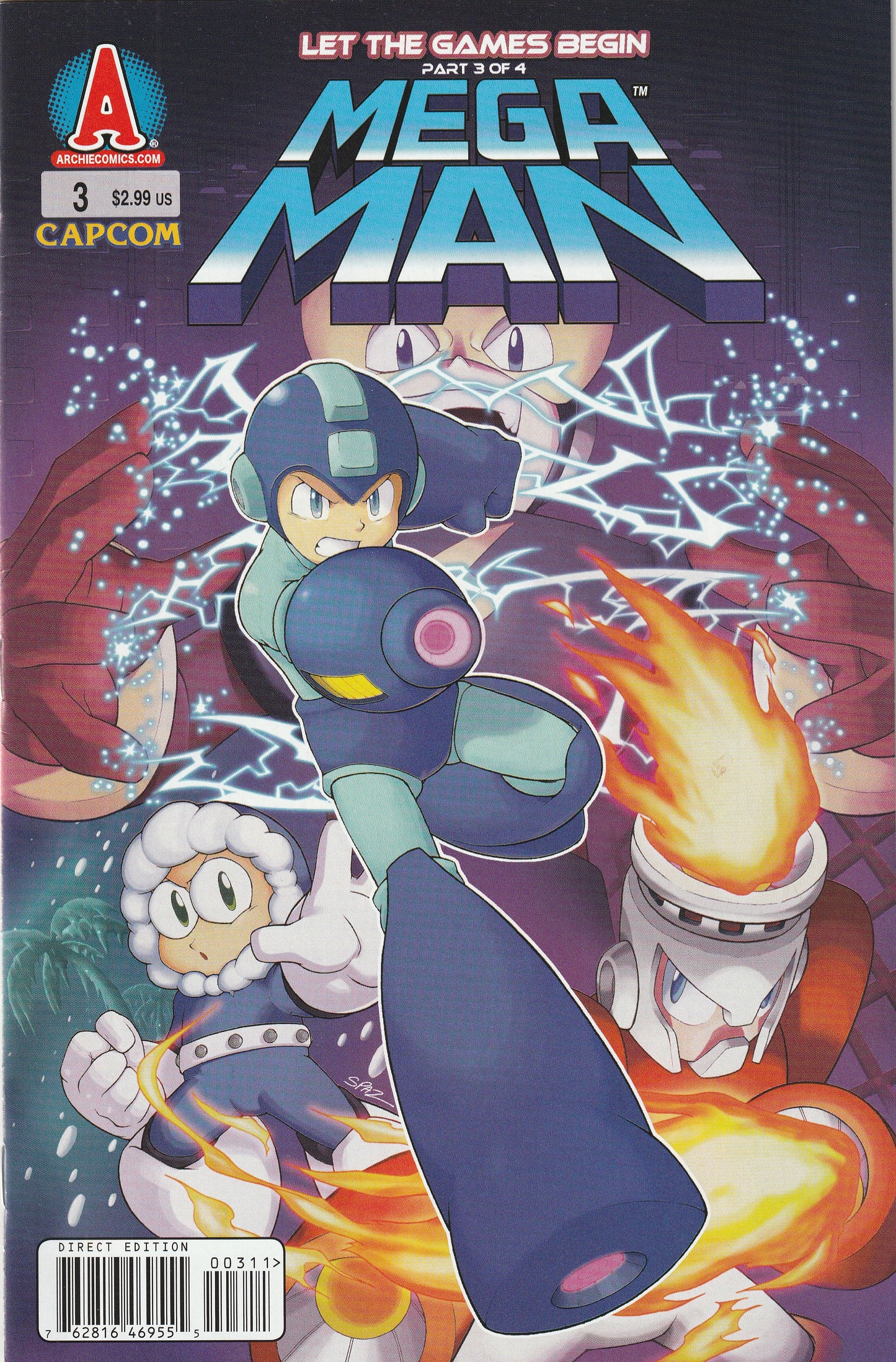 Mega Man #3 (2011) - Regular Patrick Spaziante Cover