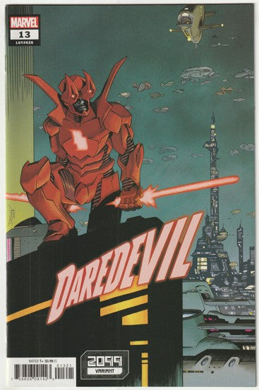 Daredevil #13 (LGY #625) (2020) - Declan Shalvey 2099 Variant Cover