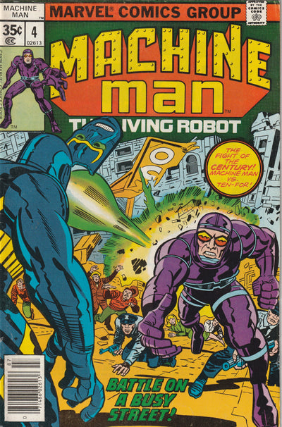 Machine Man #4 (1978) - Written and drawn by Jack Kirby