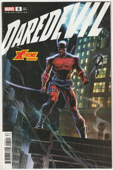 Daredevil #5 (LGY #654) (2023) - Scott Williams X-Treme Marvel Variant Cover