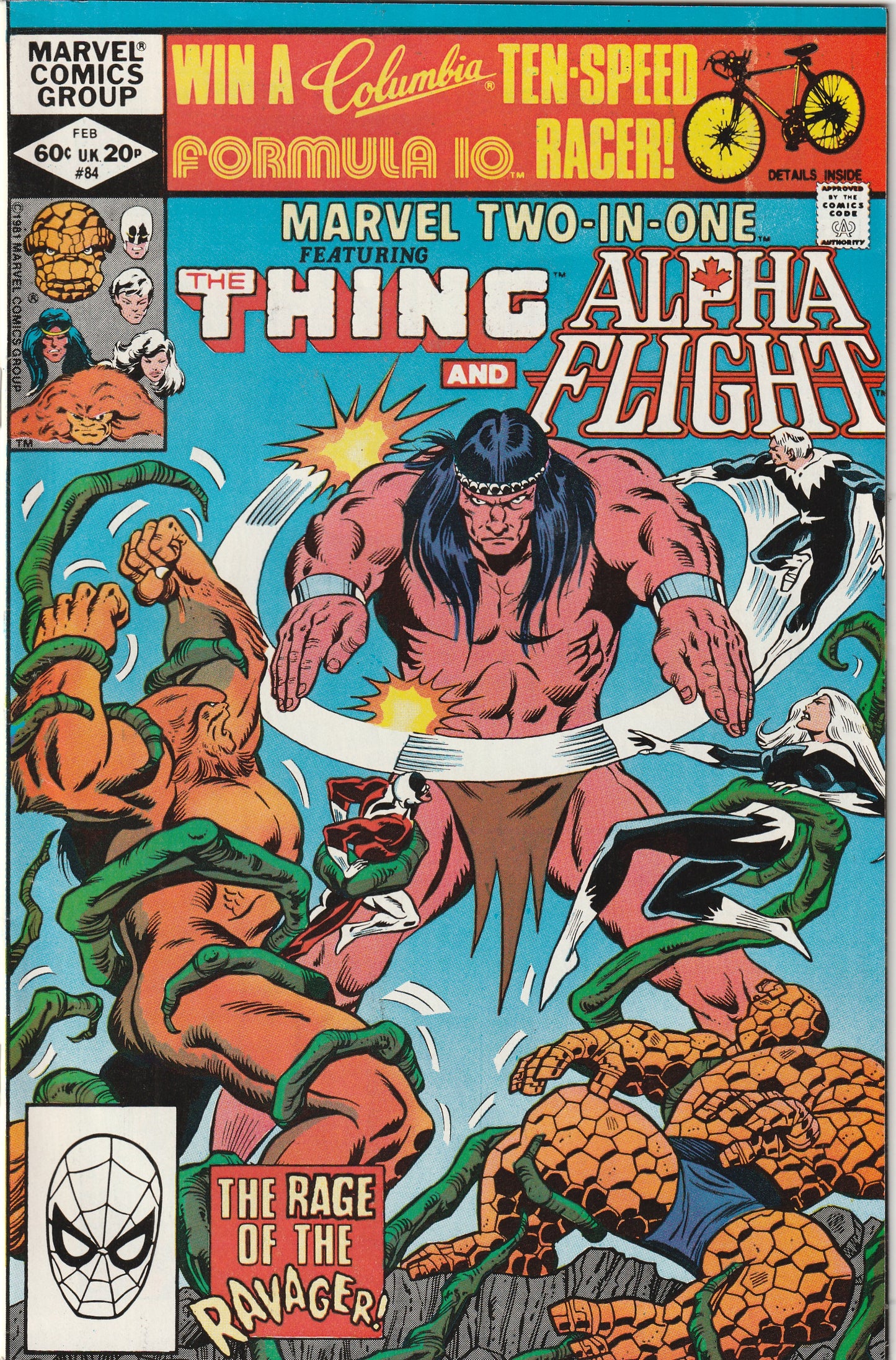 Marvel Two-in-One #84 (1982) - The Thing and Alpha Flight