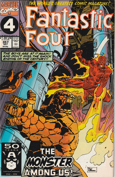 Fantastic Four #357 (1991) - Alicia Masters Revealed to be a Skrull