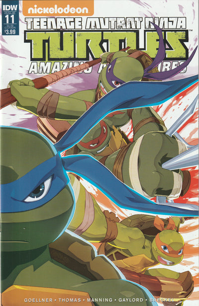 Teenage Mutant Ninja Turtles Amazing Adventures #11 (2016) - Jeffrey Cruz Subscription Variant Cover