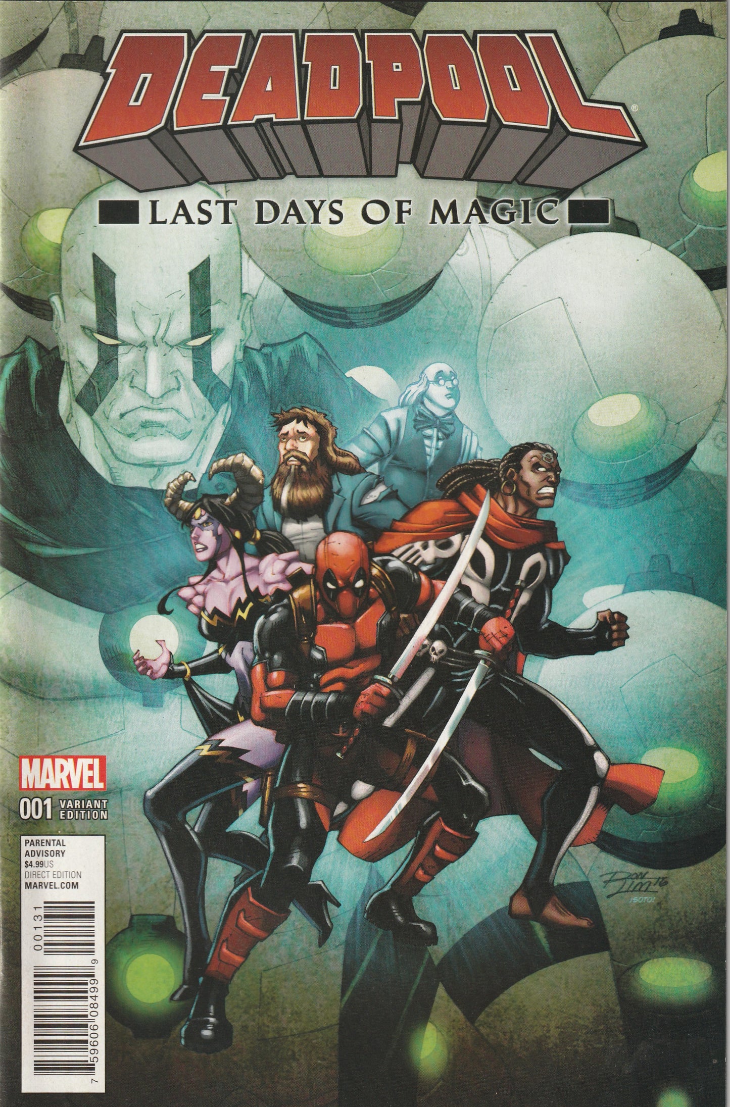 Deadpool: Last Days of Magic #1 (2016) - one-shot - Ron Lim Variant Cover