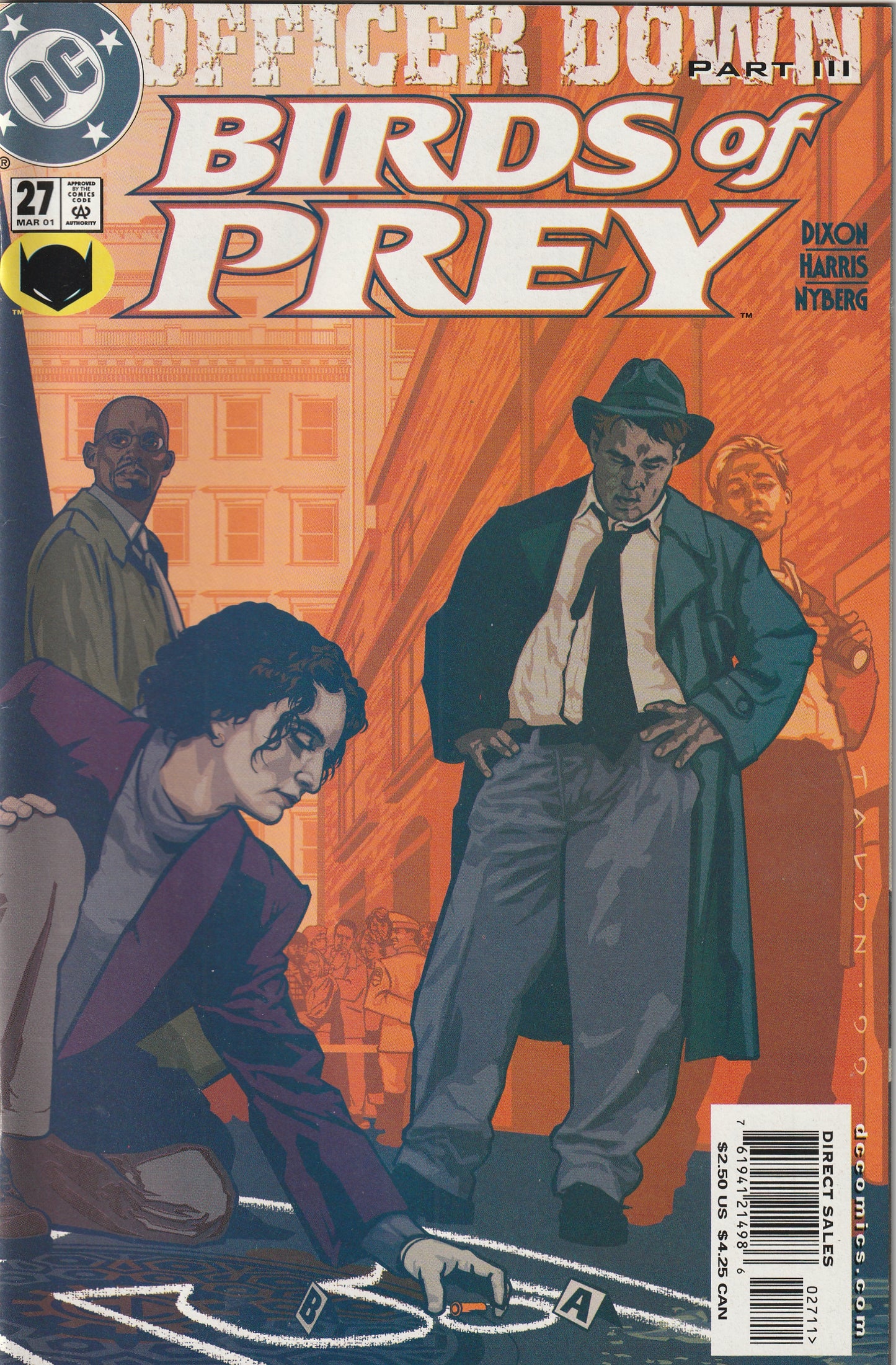 Birds of Prey #27 (2001) - Officer Down tie-in