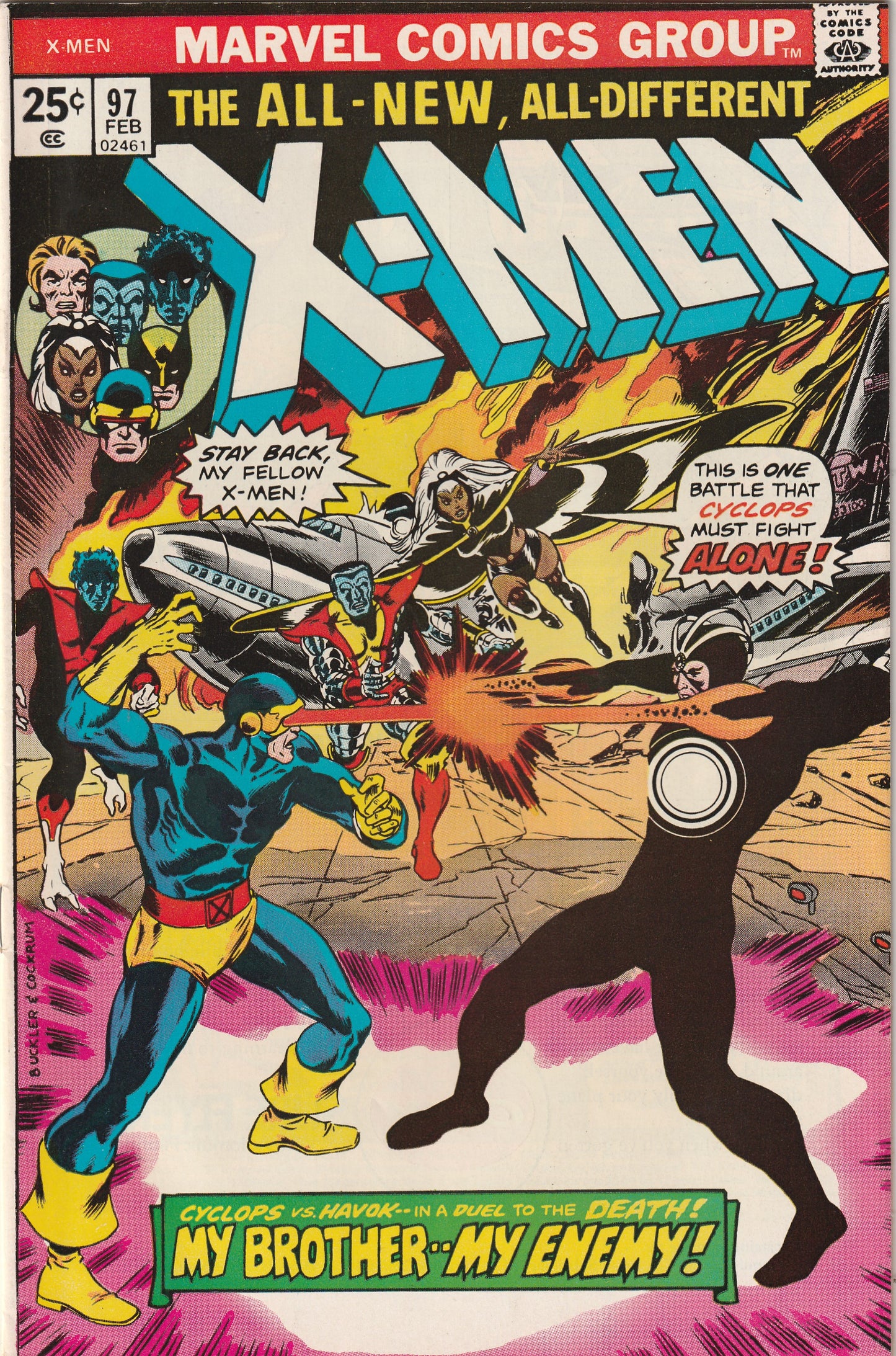 X-Men #97 (1975) - 1st Appearance of Eric the Red and Shi'ar