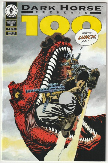Dark Horse Presents #100 (Part 1 of 5, 1995) - Frank Miller Variant - Dave Stevens Art on the Back Cover