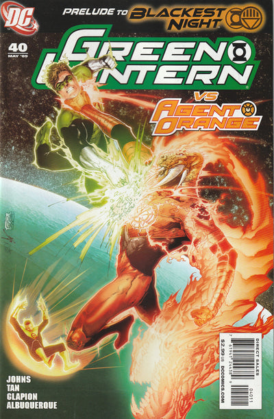 Green Lantern #40 (2009) - Prelude to Blackest Night