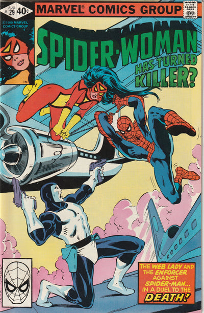 Spider-Woman #29 (1980) - Spider-Man Appearance