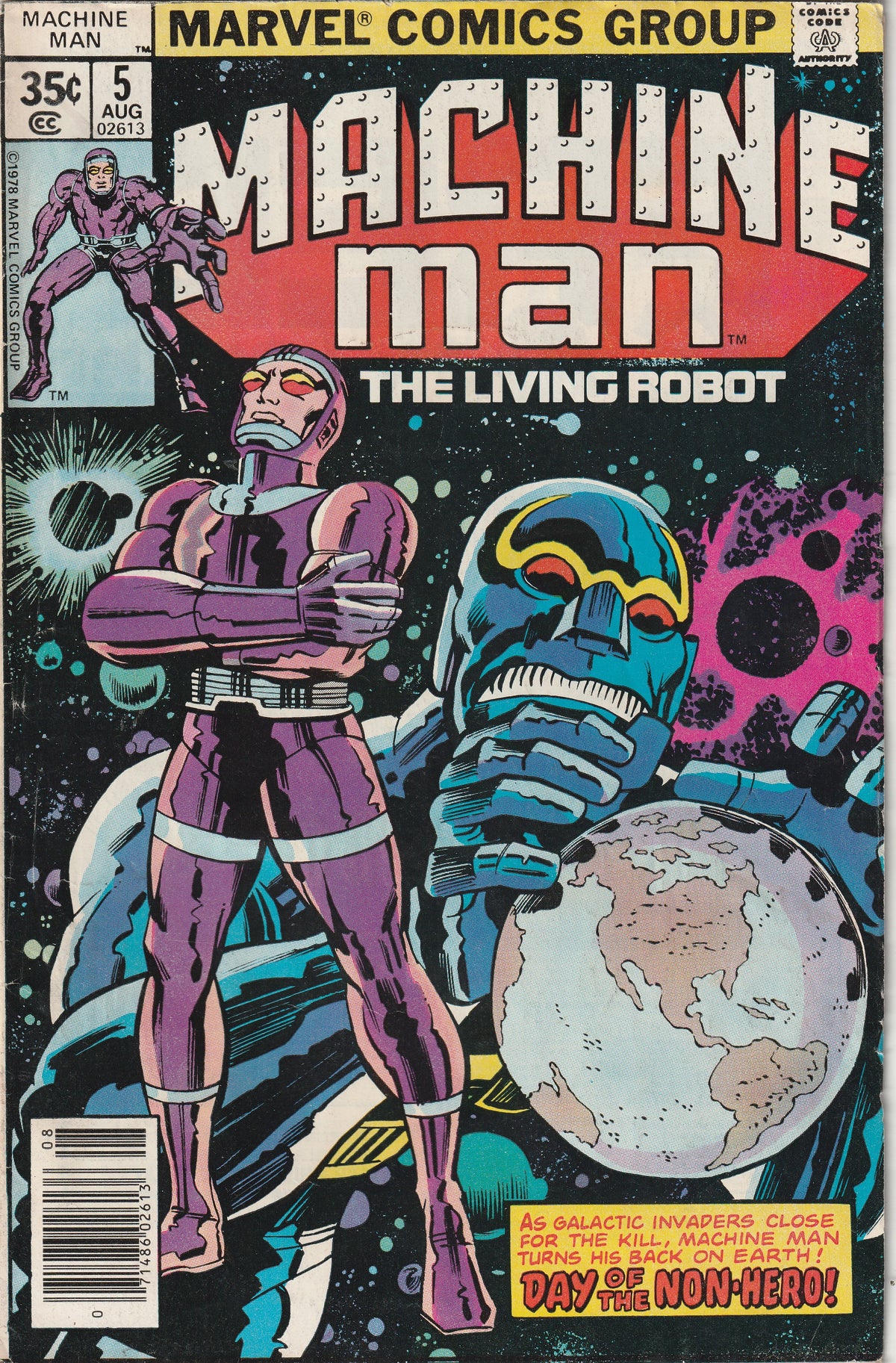5 Man Machine Machine Man #5 (1978) - Written and drawn by Jack Kirby – BACK ISSUE ...