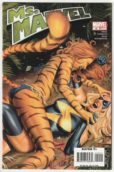 Ms. Marvel #19 (Vol 2, 2007) - Greg Horn cover