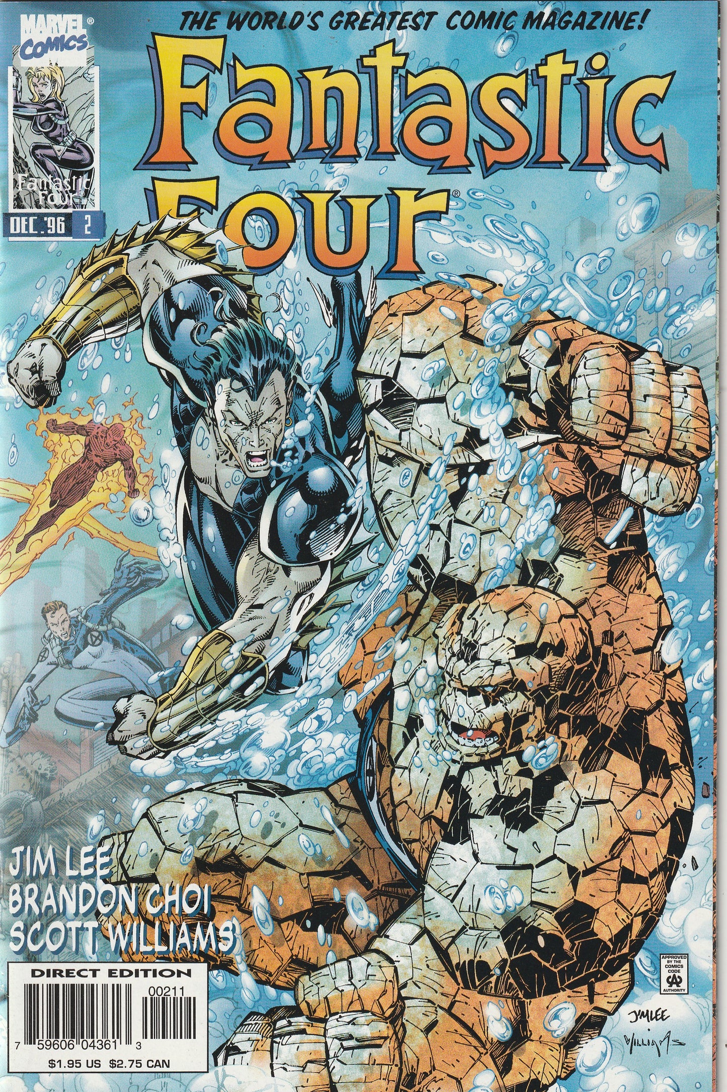 Fantastic Four #2 (1996) - Heroes Reborn - Jim Lee