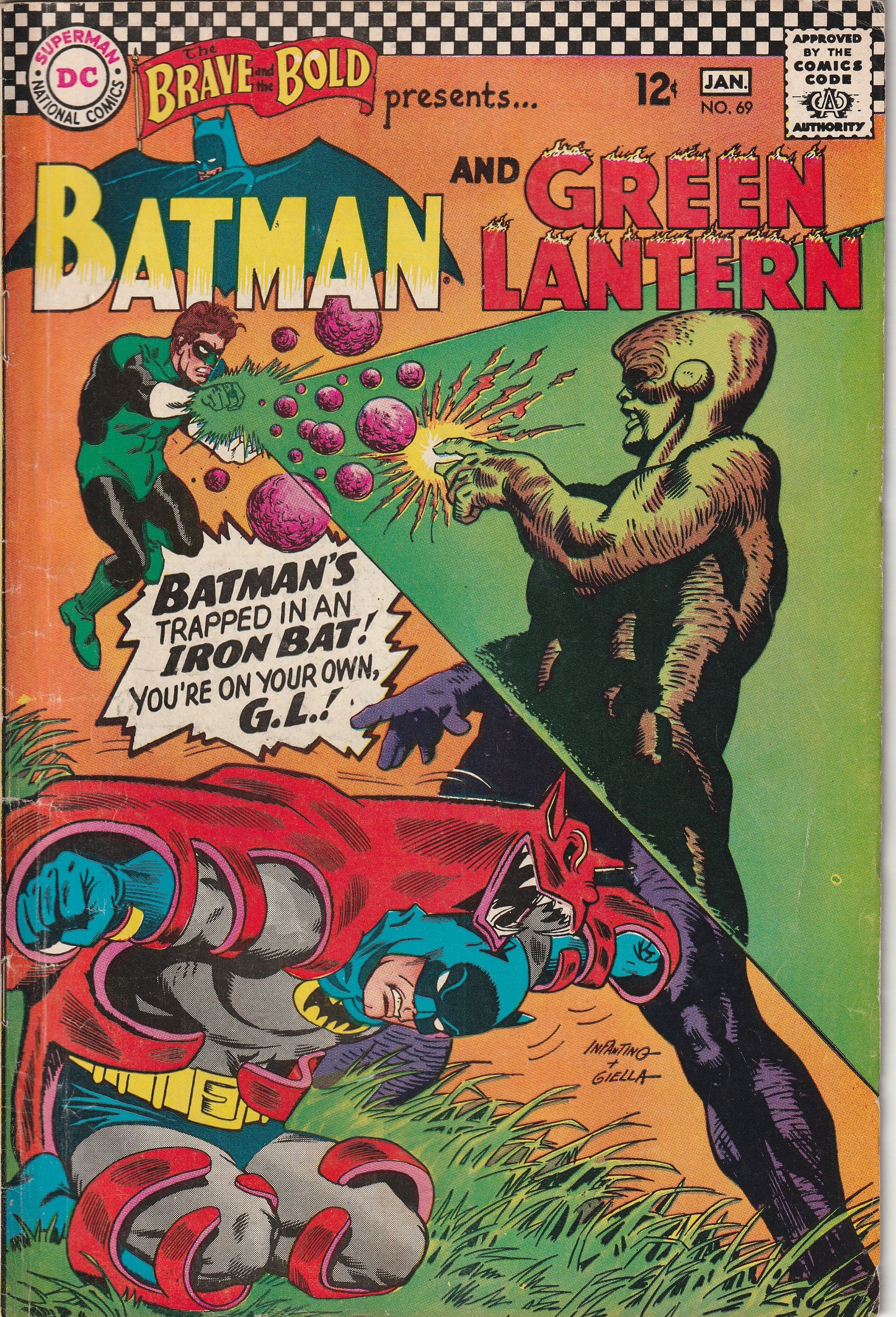 Brave and the Bold #69 (1967) - Batman and Green Lantern