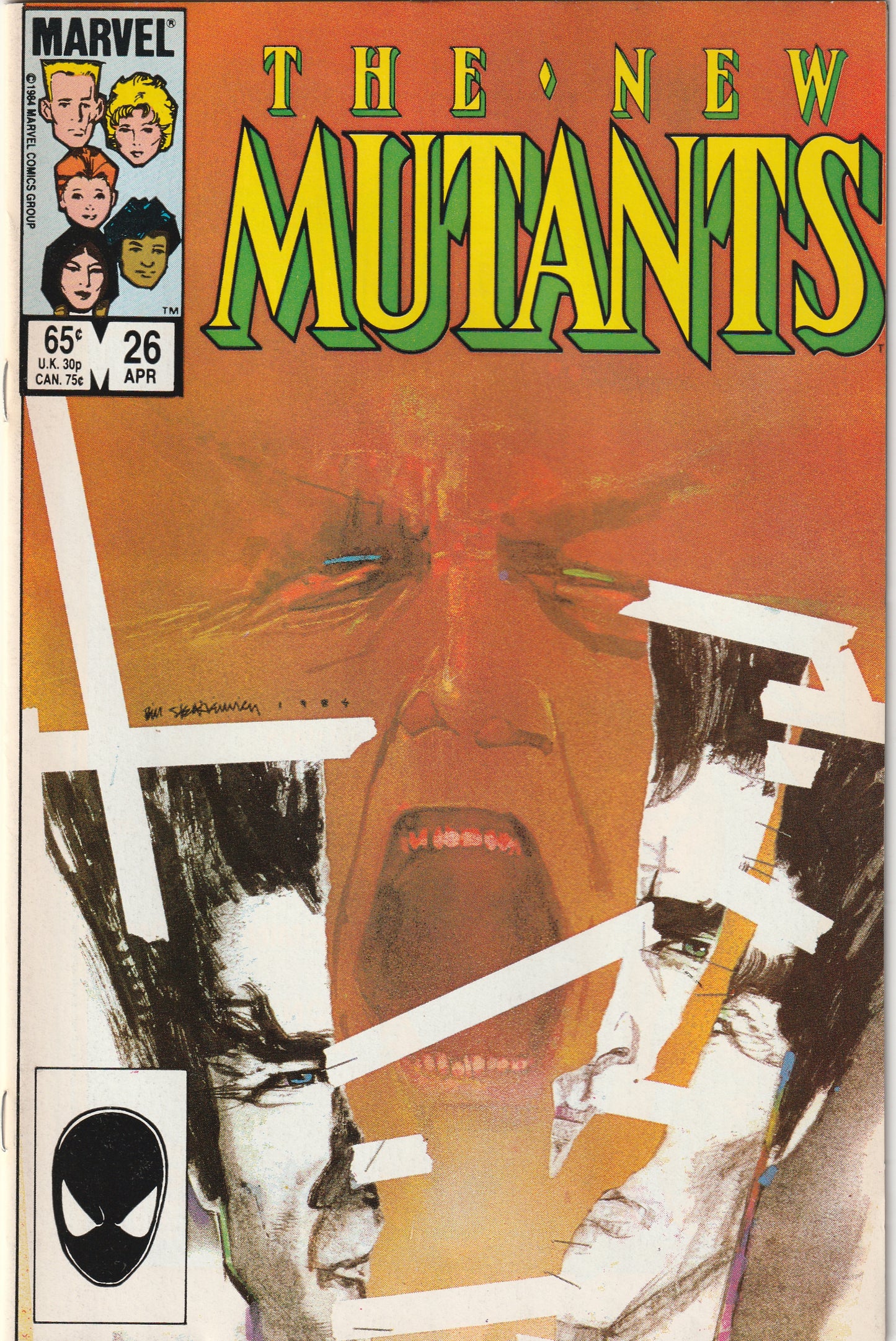 New Mutants #26 (1985) - 1st Full Appearance of David Haller aka. Legion.