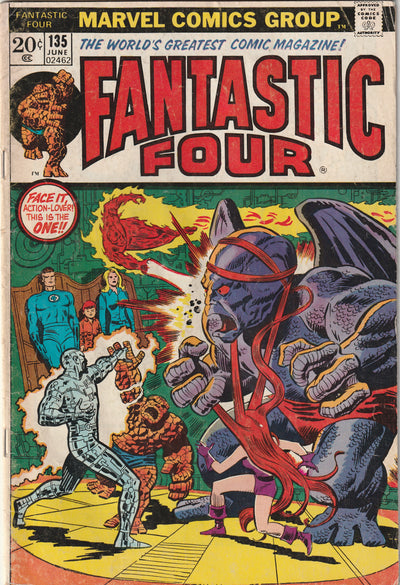 Fantastic Four #135 (1973) - Gregory Gideon & Dragon Man Appearance