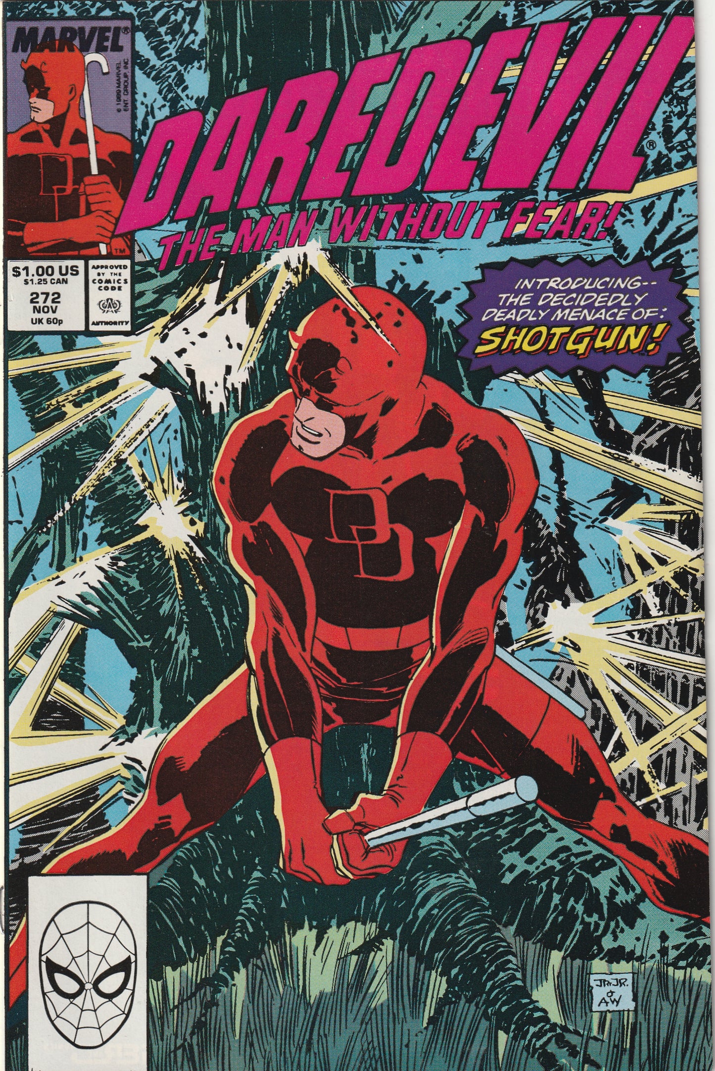 Daredevil #272 (1989) - 1st Appearance of Shotgun (J.R. Walker)