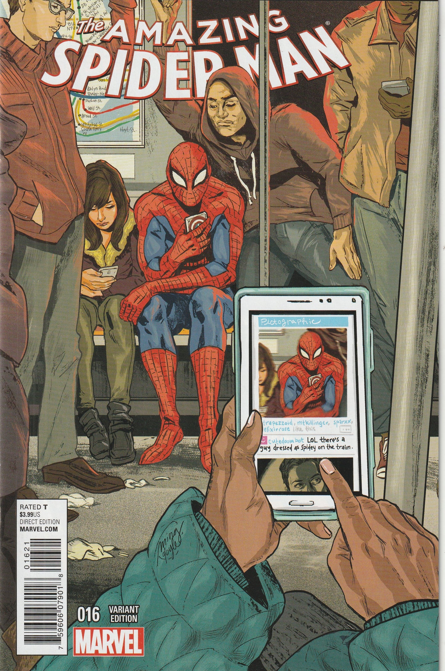 Amazing Spider-Man (Volume 3) #16 (2015) - Ming Doyle Women Of Marvel Variant Cover