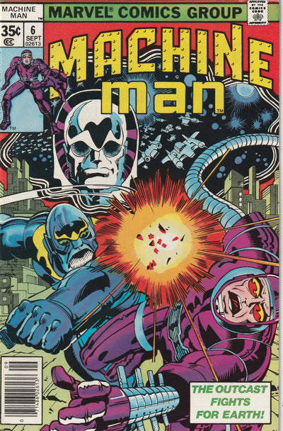 Machine Man #6 (1978) - Written and drawn by Jack Kirby