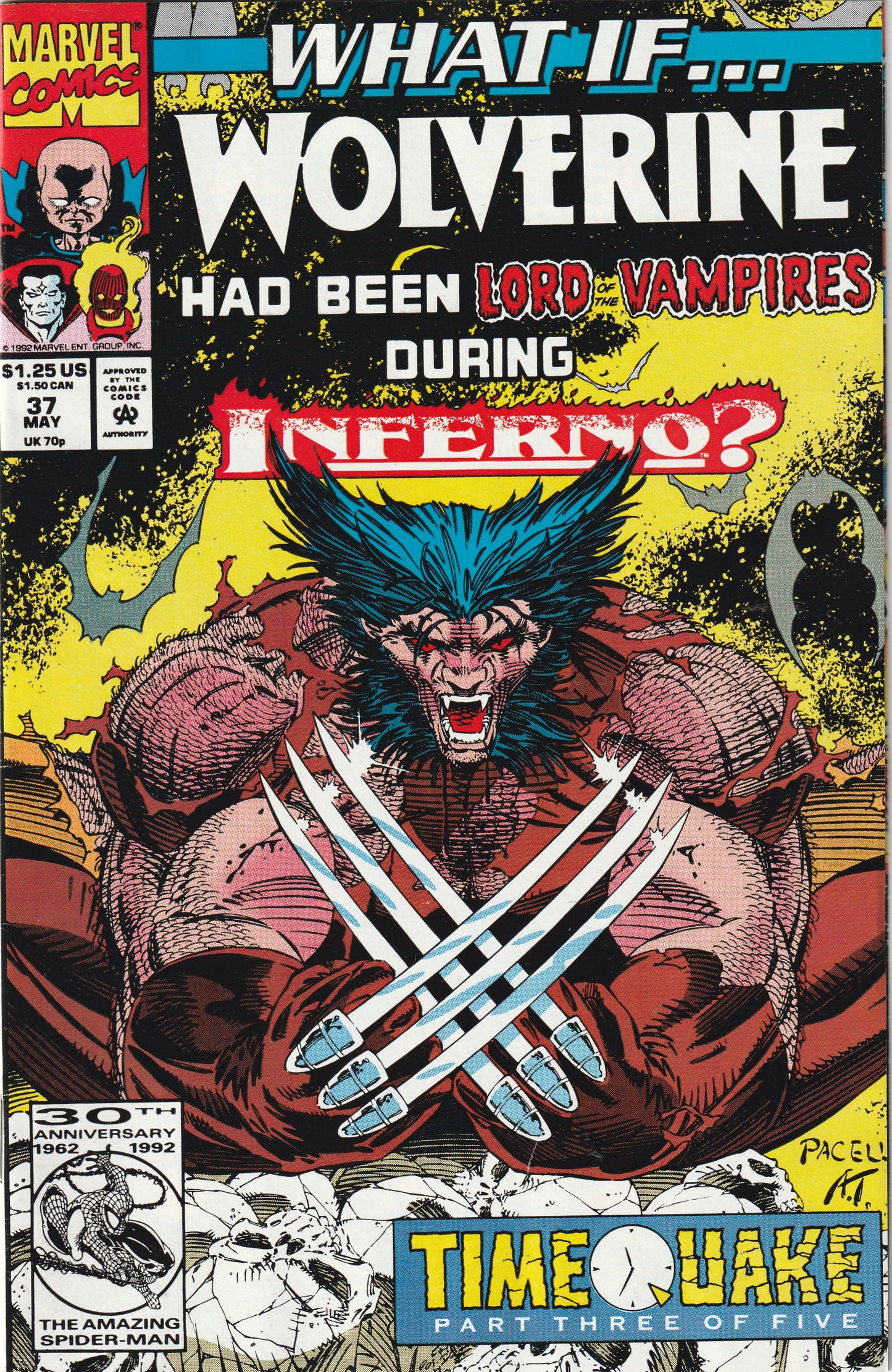 What If? #37 (Vol 2 - 1992) - Wolverine Had Been Lord Of The Vampires During Inferno