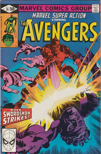 Marvel Super Action #26 (1980) Starring The Avengers