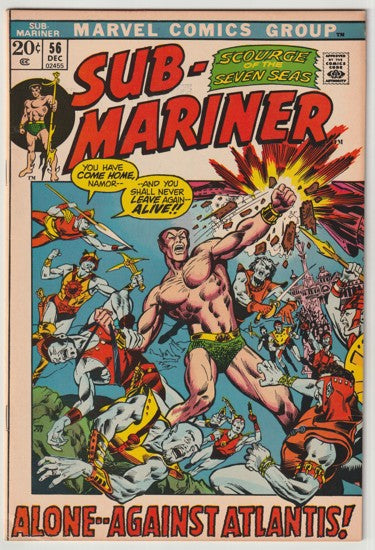 The Sub-Mariner #56 (1972) - 1st Appearance of Banari, 1st Appearance of the Haab Race