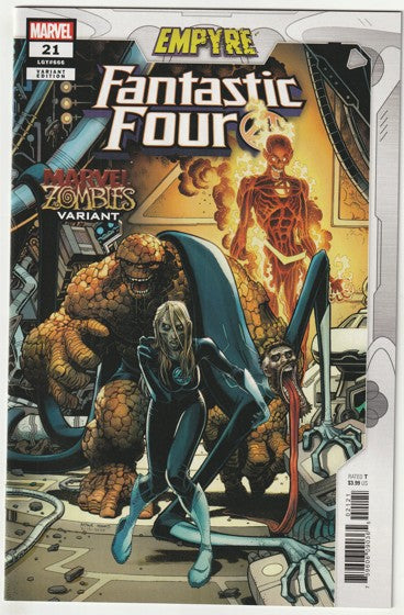 Fantastic Four #21 (LGY #666, Volume 6, 2020) - Arthur Adams Marvel Zombies Variant Cover