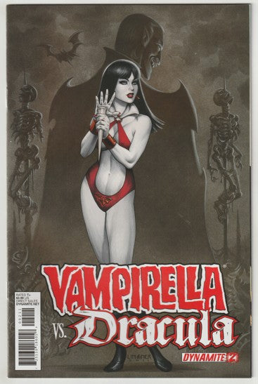 Vampirella vs Dracula #2 (2012) - Joseph Michael Linsner cover