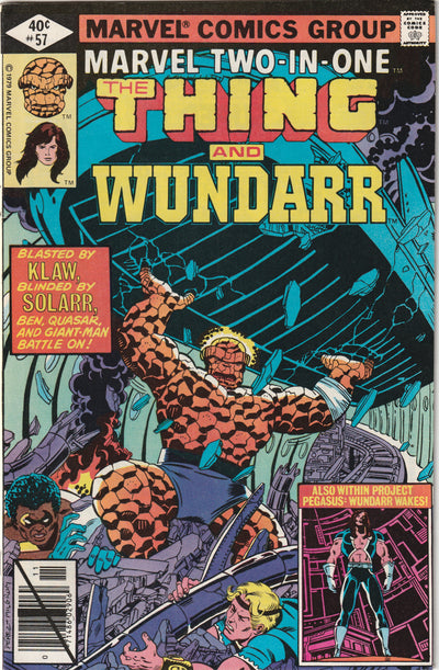 Marvel Two-in-One #57 (1979) - Wundarr