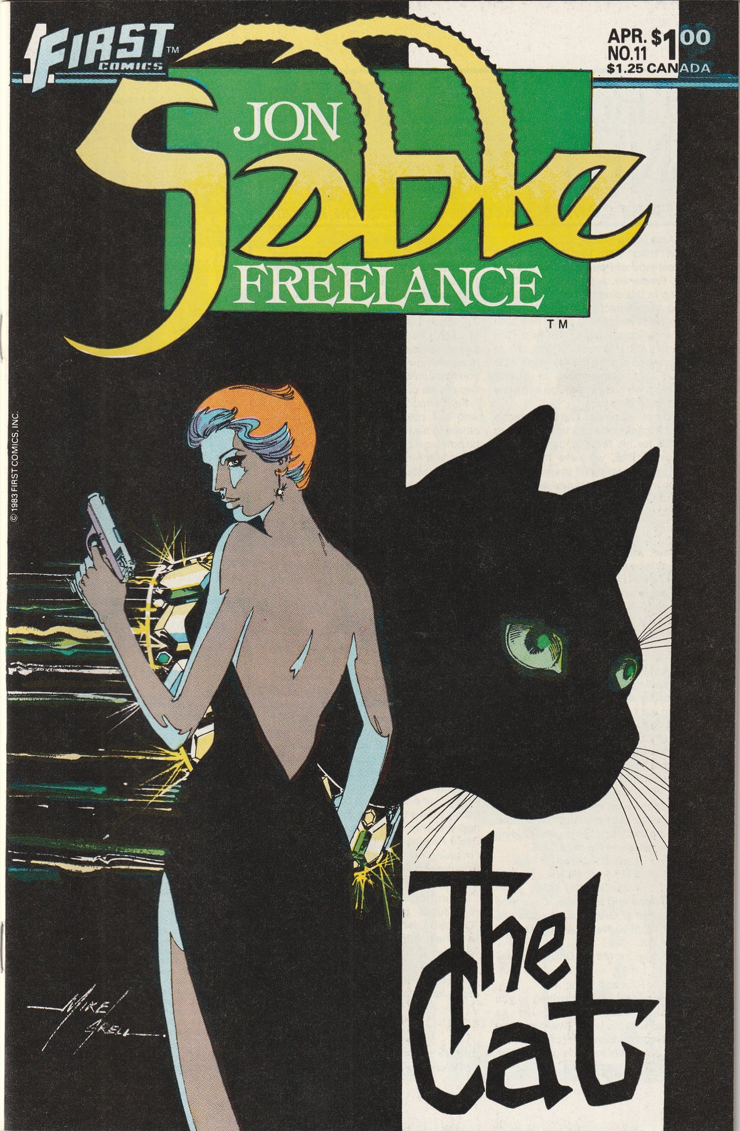 Jon Sable, Freelance #11 (1984) - 1st Appearance Maggie the Cat