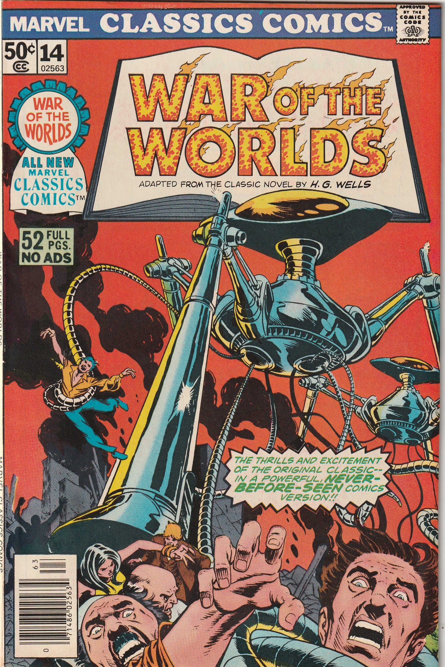 Marvel Classics Comics #14 (1976) - War of the Worlds