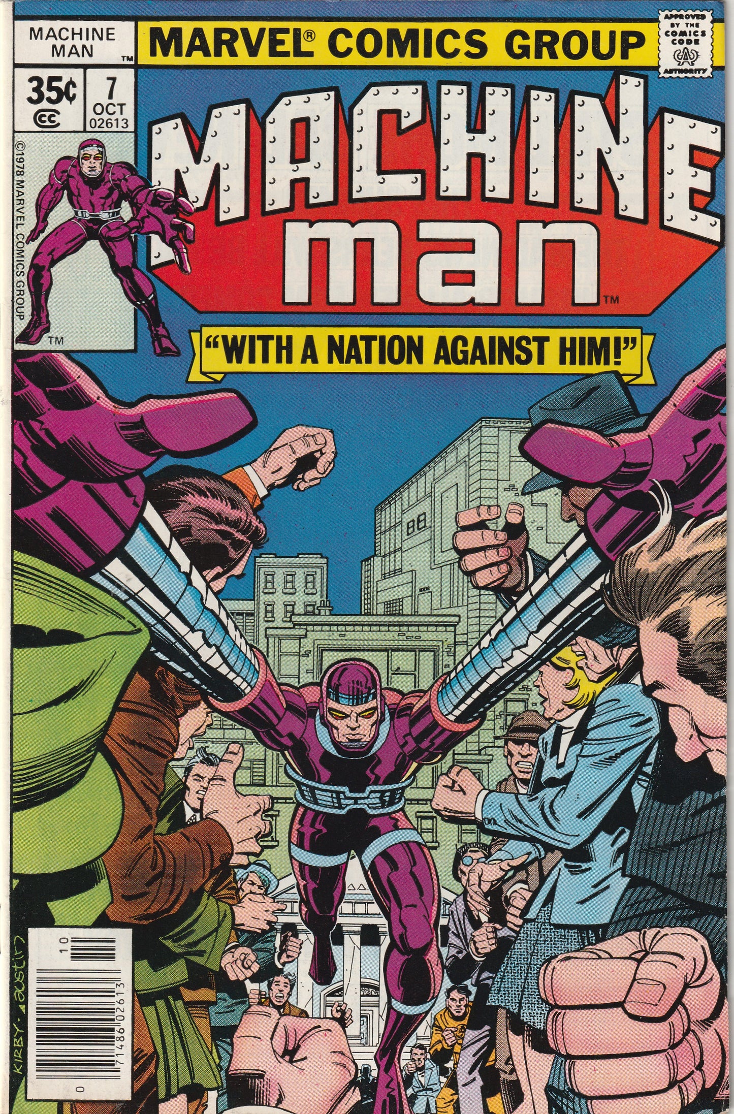 Machine Man #7 (1978) - 1st Full Appearance of Power Broker